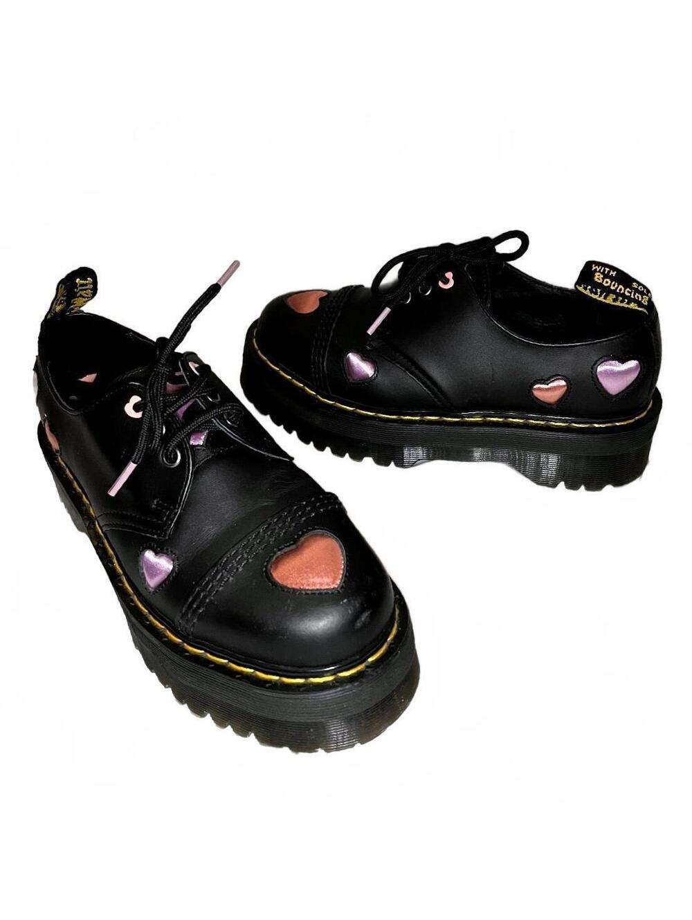 Dr. Martens 1461 Quad Heart Oxfords Women’s Size 7 US
